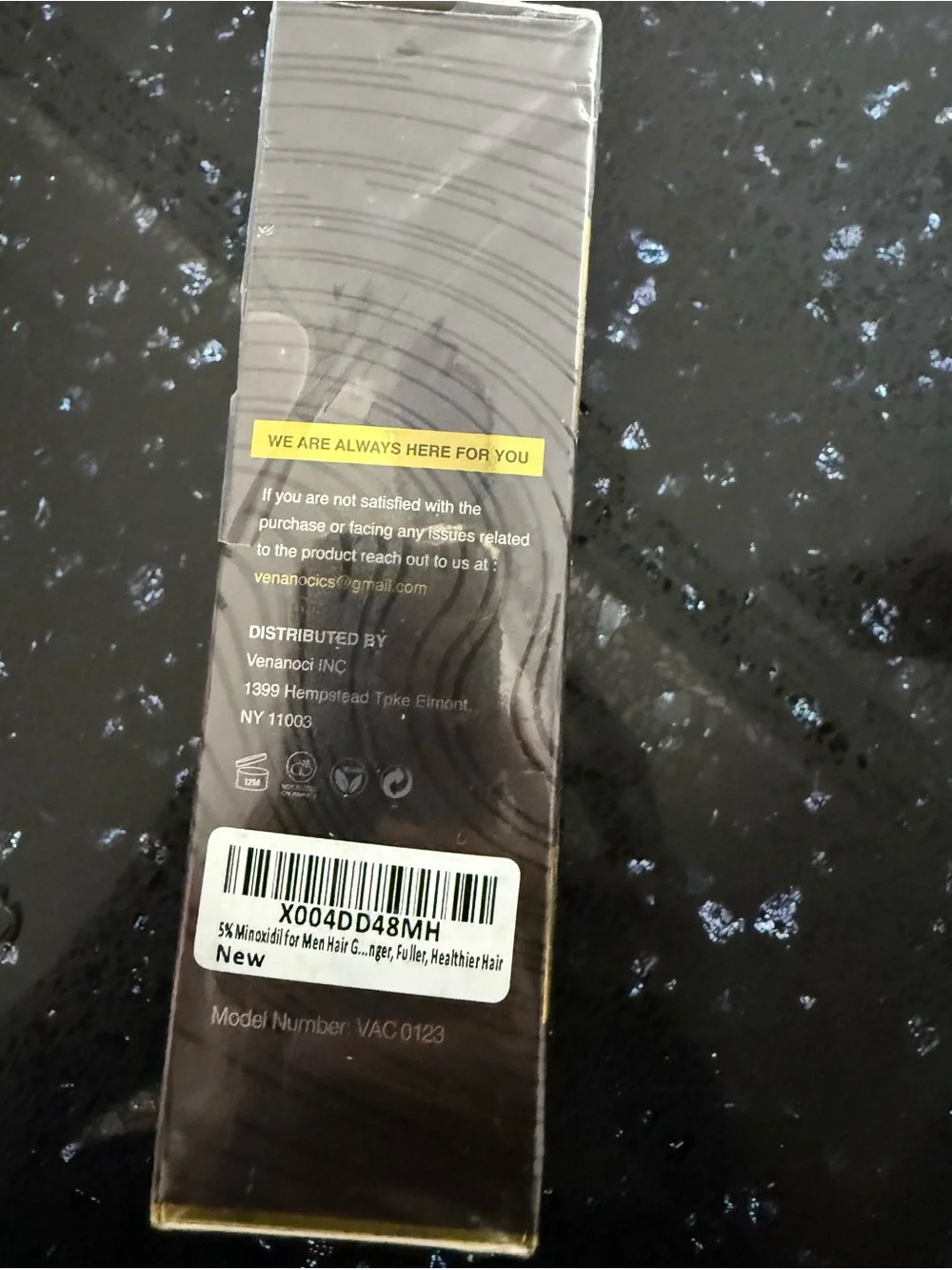 5% Minoxidil hair & Beard Growth Kit – Black & Yellow